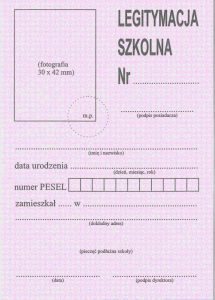 LEGITYMACJE SZKOLNE – II TURA