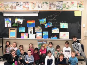 SPOTKANIE ZE SZTUKĄ KLASY II B SP