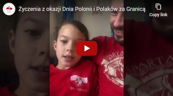 Życzenia z okazji Dnia Polonii i Polaków za Granicą
