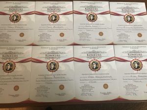 SUKCESY NASZYCH UCZNIÓW- WYNIKI 60 PISEMNEGO KONKURSU NA NAJPIĘKNIEJSZE WYPRACOWANIE W JĘZYKU POLSKIM