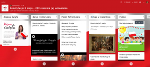 MAJOWE ŚWIĘTA -BIBLIOTEKA SZKOLNA ZAPRASZA