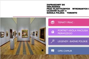 WIRTUALNA WYSTAWA PRAC PLASTYCZNYCH KLASY IV