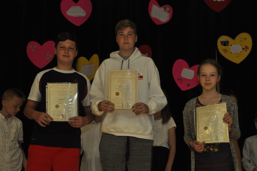 Zwycięzcy Konkursu na Najlepsze Wypracowanie w Języku Polskim