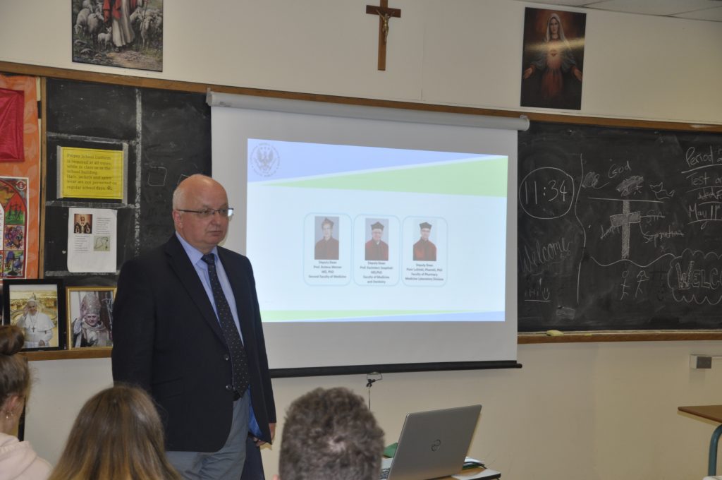 Spotkanie z przedstawicielem Warszawskiego Uniwersytetu Medycznego