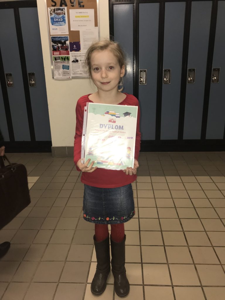 Czytelnik Miesiąca Listopada- Konkurs Biblioteki Szkolnej