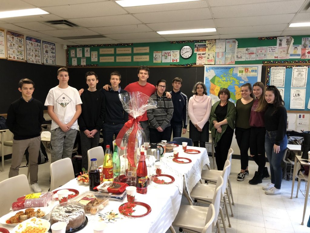 Wigilia klasowa w kl.I LO