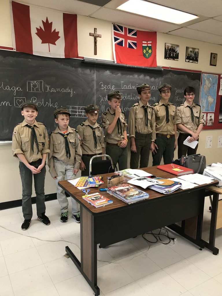 SPOTKANIE Z HARCERZAMI