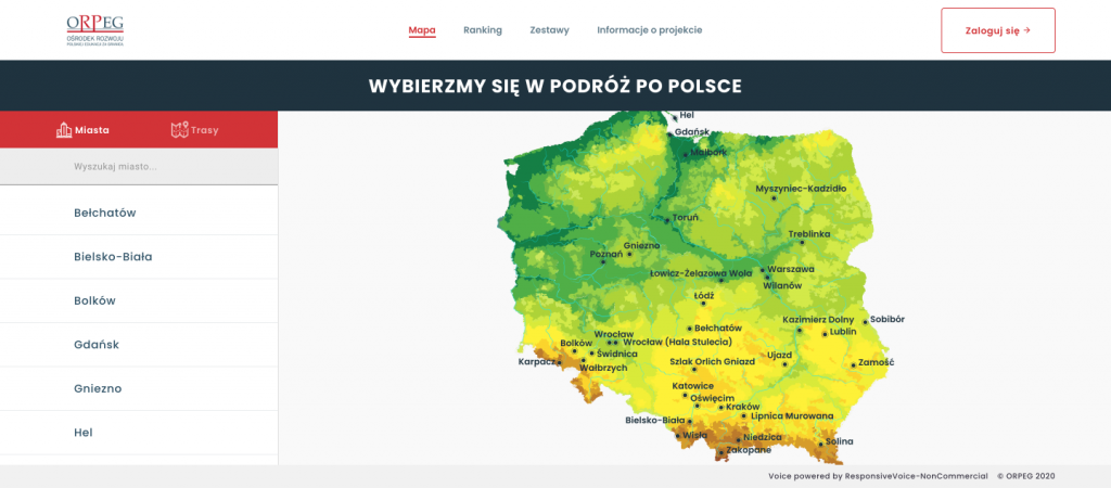 WYBIERZMY SIĘ W PODRÓŻ PO POLSCE – GRA EDUKACYJNA  PCN
