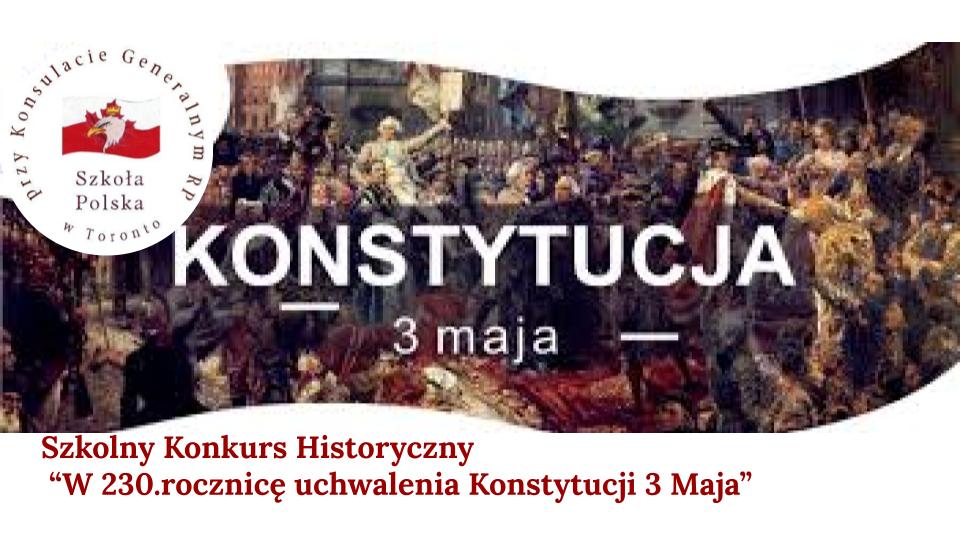 WYNIKI SZKOLNEGO KONKURSU HISTORYCZNEGO