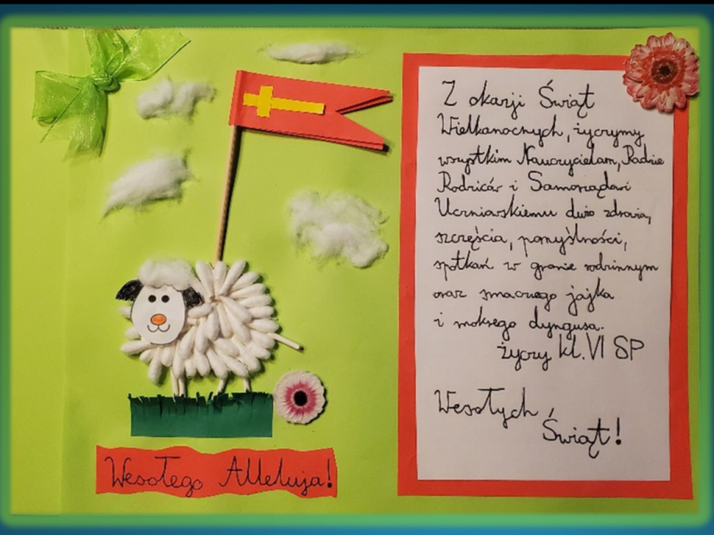 ŻYCZENIA OD KLASY VI