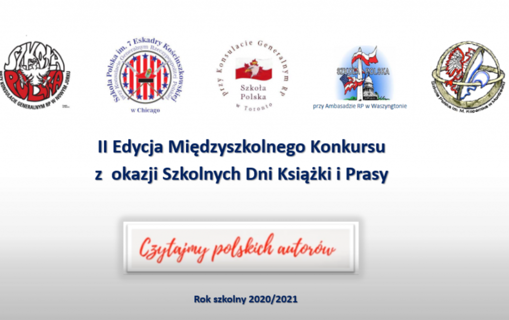 WYNIKI II EDYCJI KONKURSU MIĘDZYSZKOLNEGO “CZYTAJMY POLSKICH AUTORÓW”