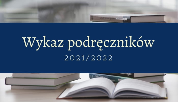 WYKAZ PODRĘCZNIKÓW SZKOLNYCH