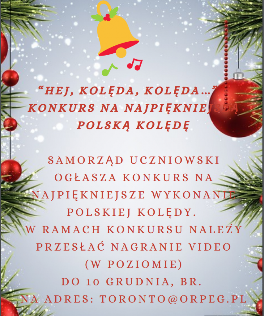 “HEJ, KOLĘDA, KOLĘDA…” – KONKURS NA NAJPIĘKNIEJSZĄ POLSKĄ KOLĘDĘ