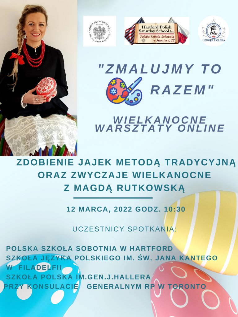 WIELKANOCNE WARSZTATY ONLINE – ZAPRASZAMY