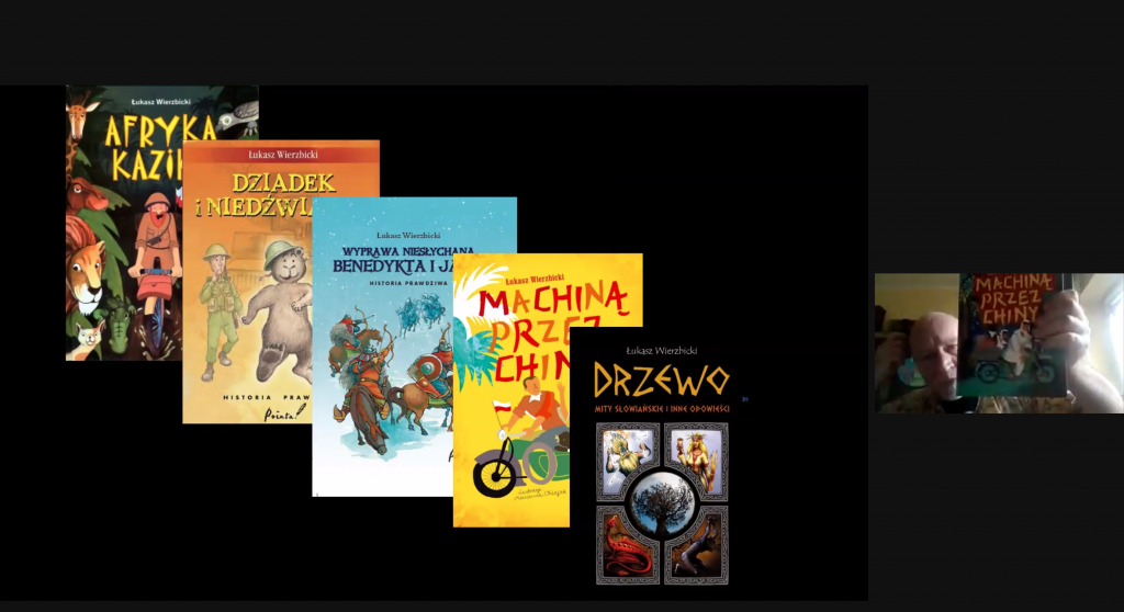 “ZAWSZE GDY RUSZYSZ PRZED SIEBIE SPOTKA CIĘ COŚ CIEKAWEGO” – SPOTKANIE UCZNIÓW KLAS 1-6 Z PANEM ŁUKASZEM WIERZBICKIM