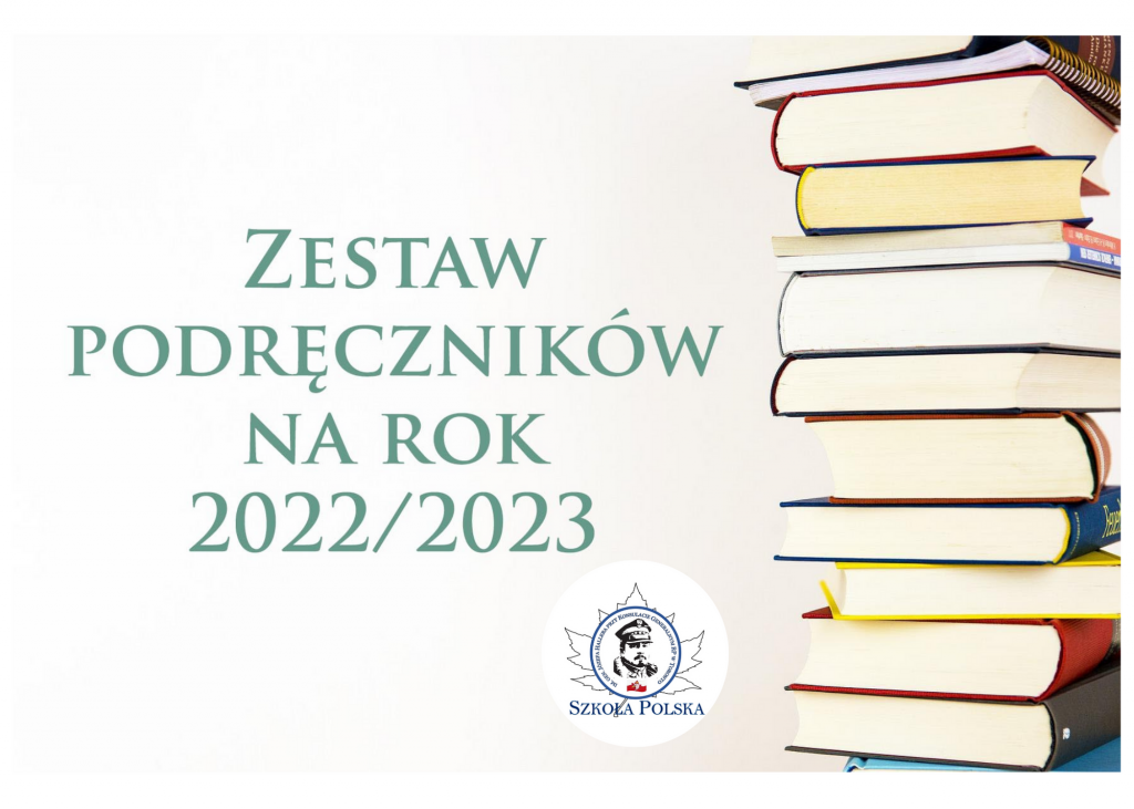 AKTUALNY WYKAZ PODRĘCZNIKÓW NA ROK SZKOLNY 2022/2023