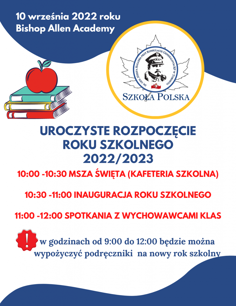 ROZPOCZĘCIE NOWEGO ROKU SZKOLNEGO 2022/2023