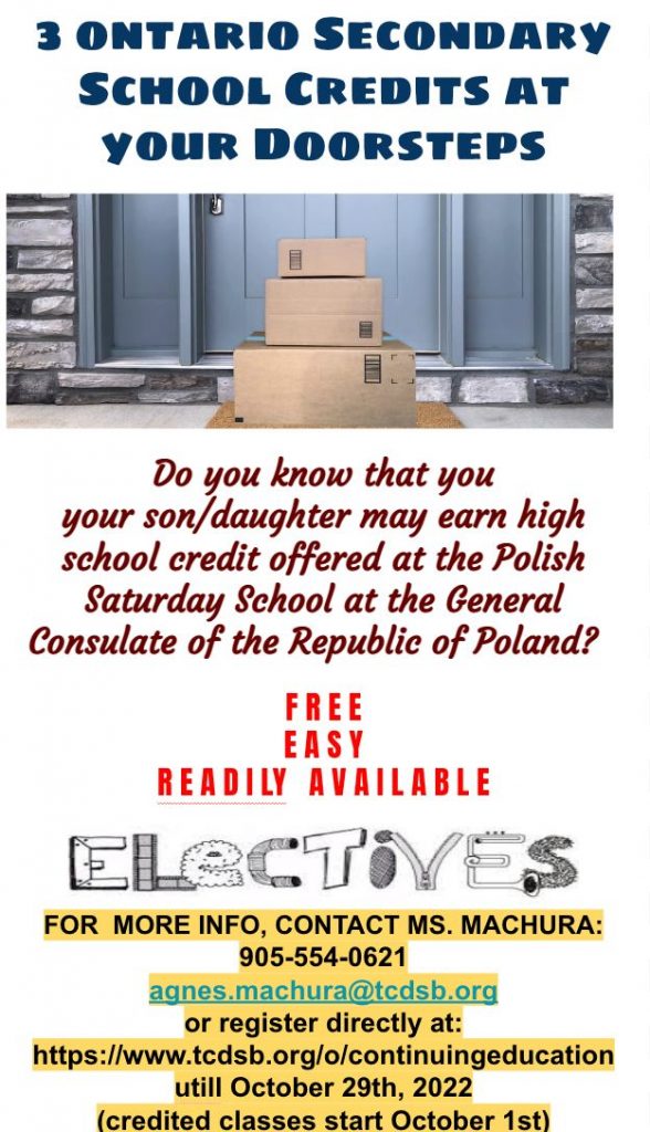 OFERTA KURSÓW KREDYTOWYCH Z JĘZYKA POLSKIEGO DLA NASZYCH UCZNIÓW