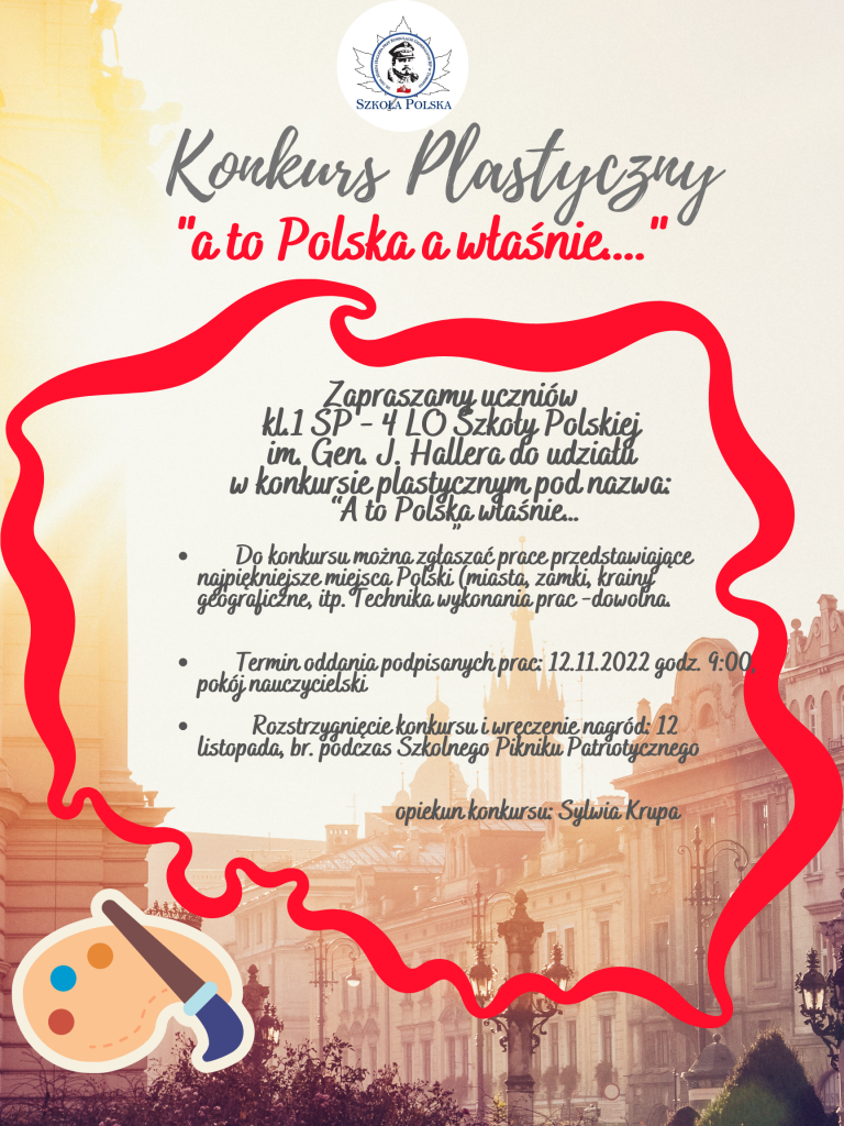 SZKOLNY KONKURS PLASTYCZNY PN. „A TO POLSKA WŁAŚNIE…”
