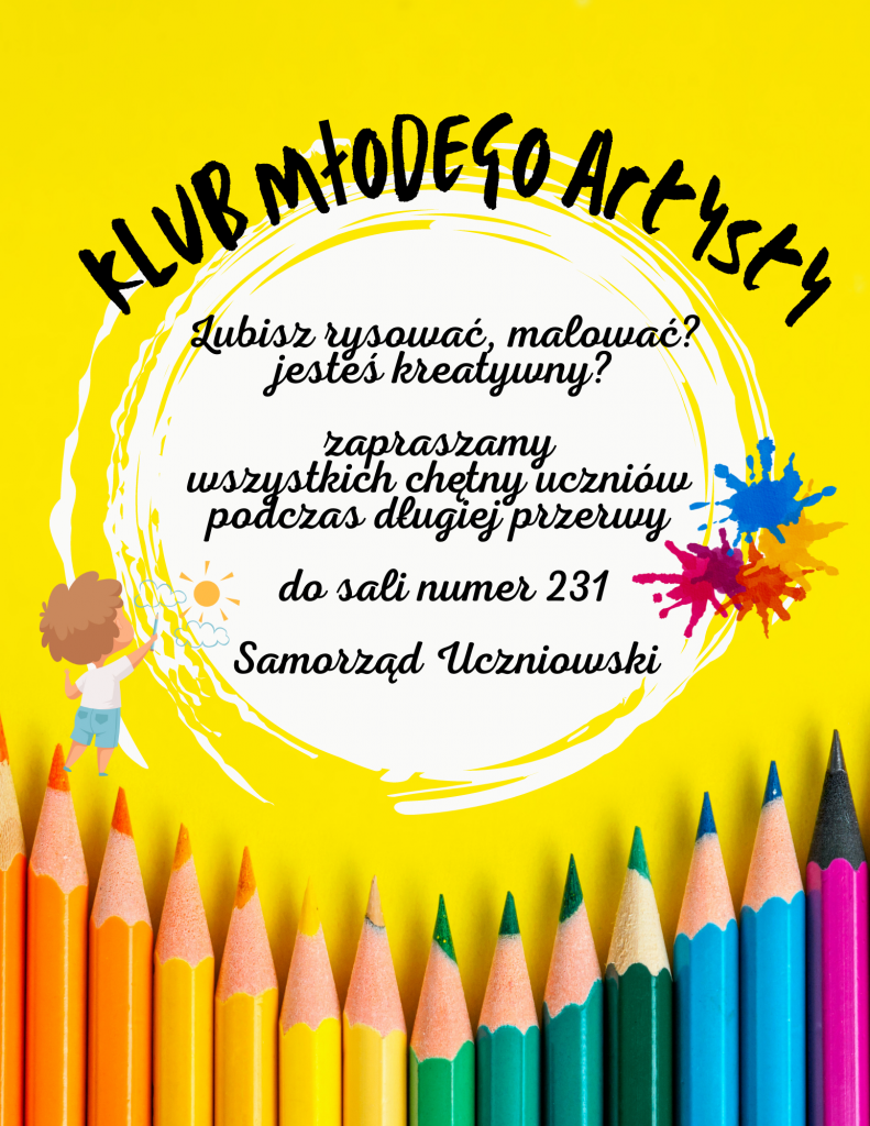 NASZ SZKOLNY KLUB MŁODEGO ARTYSTY