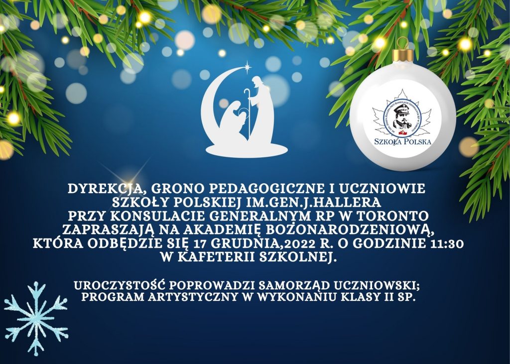 AKADEMIA BOŻONARODZENIOWA