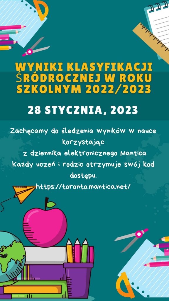 KLASYFIKACJA ŚRÓDROCZNA