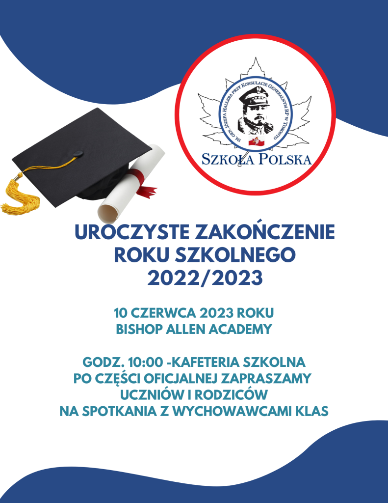 UROCZYSTE ZAKOŃCZENIE ROKU SZKOLNEGO 2022/2023