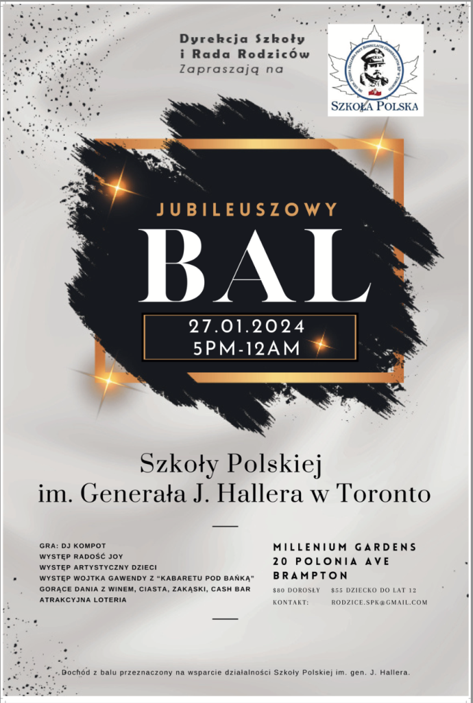 BAL JUBILEUSZOWY Z OKAZJI 30.LECIA SZKOŁY