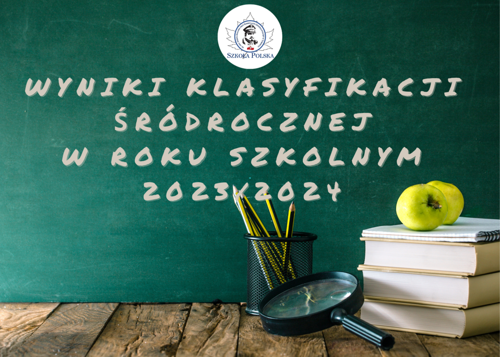 WYNIKI KLASYFIKACJI ŚRÓDROCZNEJ W ROKU SZKOLNYM 2023/2024