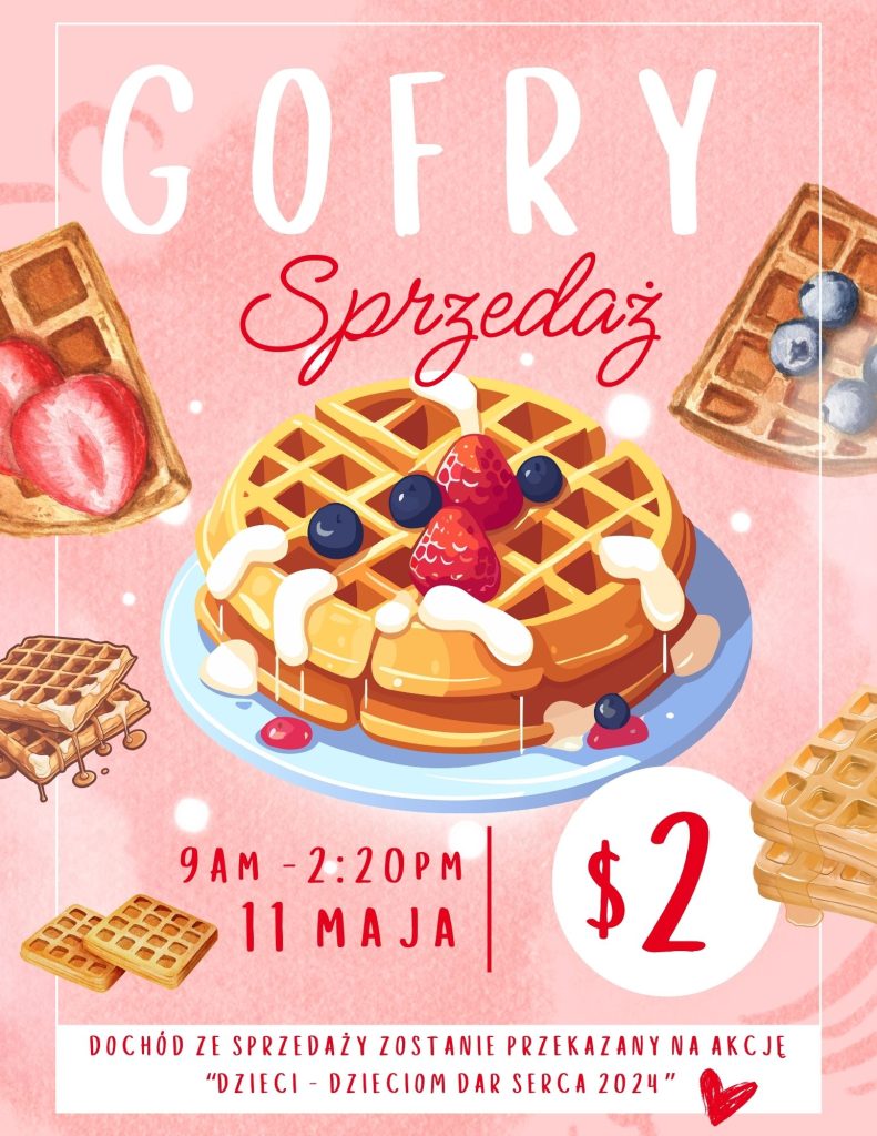 SPRZEDAŻ GOFRÓW – 11 MAJA