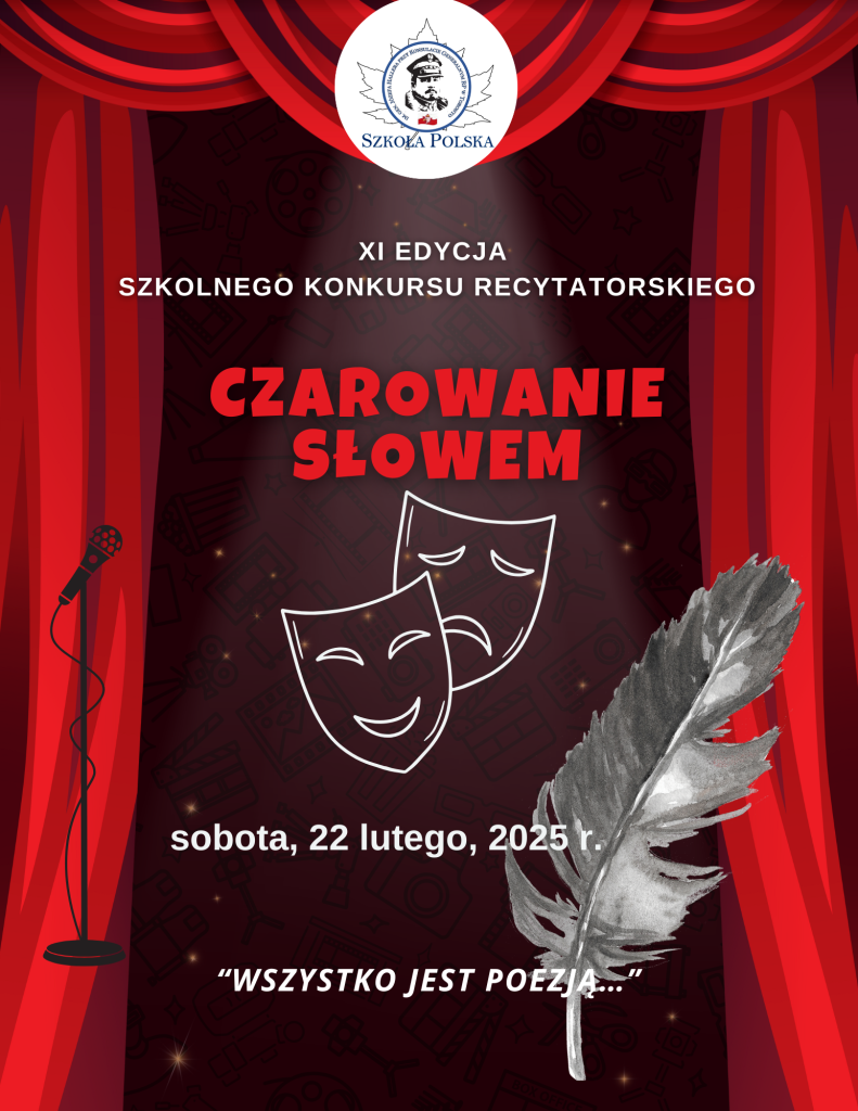 WYNIKI KONKURSU RECYTATORSKIEGO “CZAROWANIE SŁOWEM” XI EDYCJA