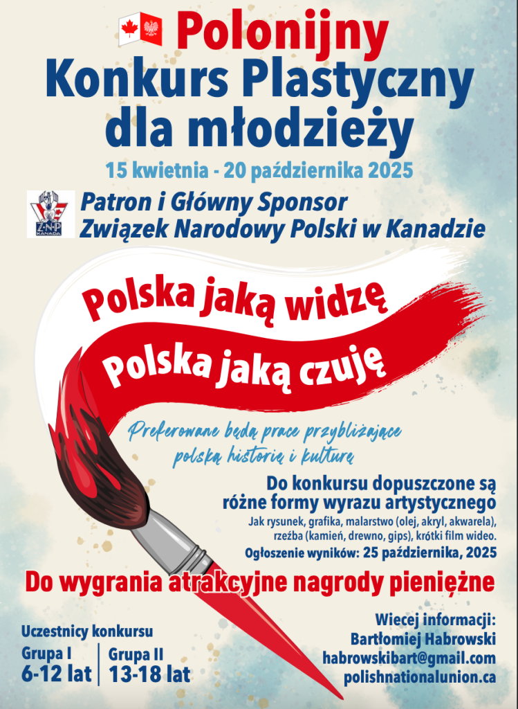 KONKURS PLASTYCZNY I EDYCJA  “POLSKA JAKĄ WIDZĘ, POLSKA JAKĄ CZUJĘ”