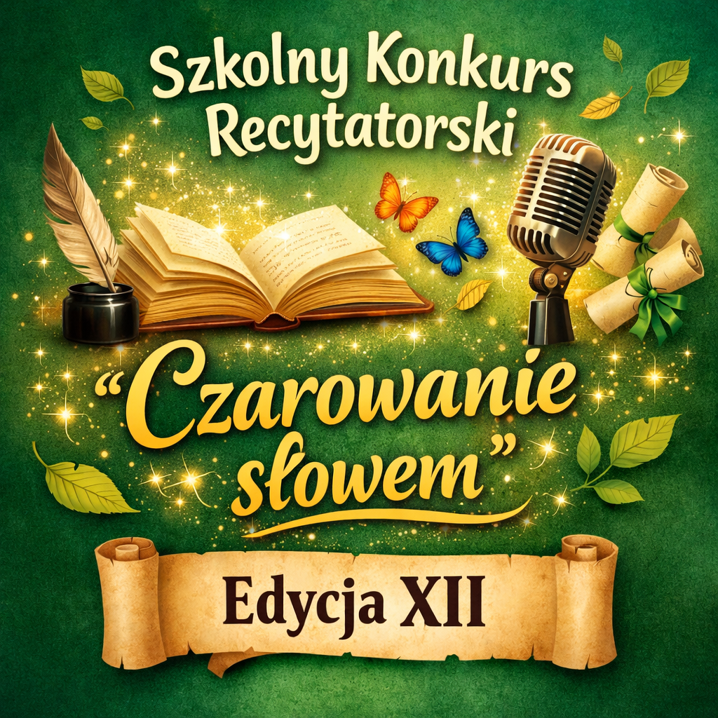 WYNIKI KONKURSU RECYTATORSKIEGO “CZAROWANIE SŁOWEM” XII EDYCJA
