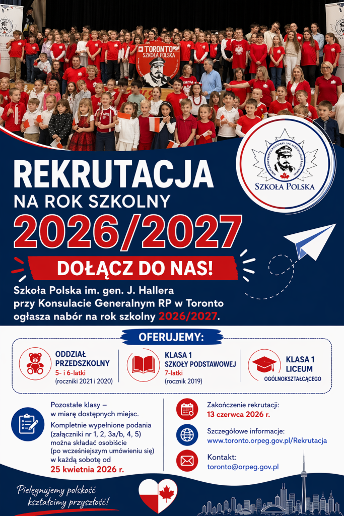REKRUTACJA NA ROK SZKOLNY 2026/2027