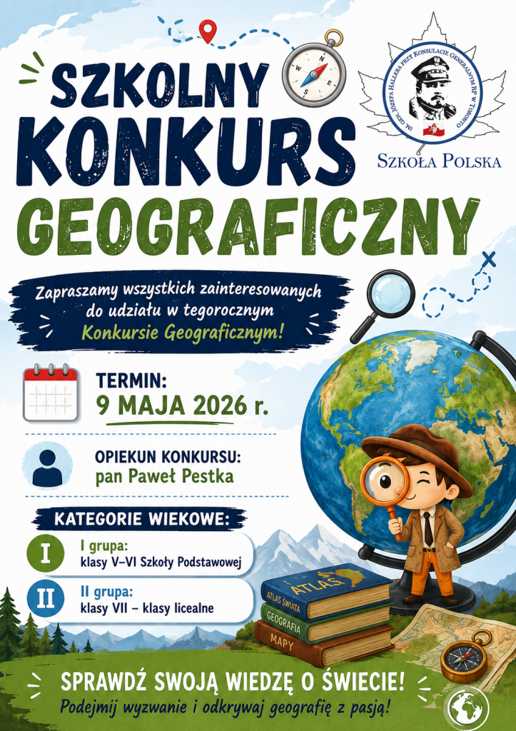 SZKOLNY KONKURS GEOGRAFICZNY