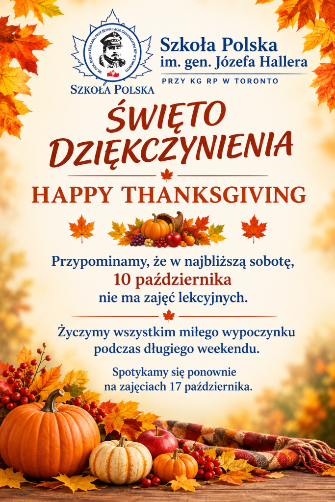 ŚWIĘTO DZIĘKCZYNIENIA